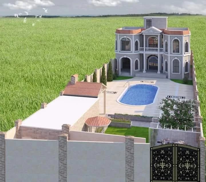 تصميم وإكساء فيلا "المساحات الطولية"